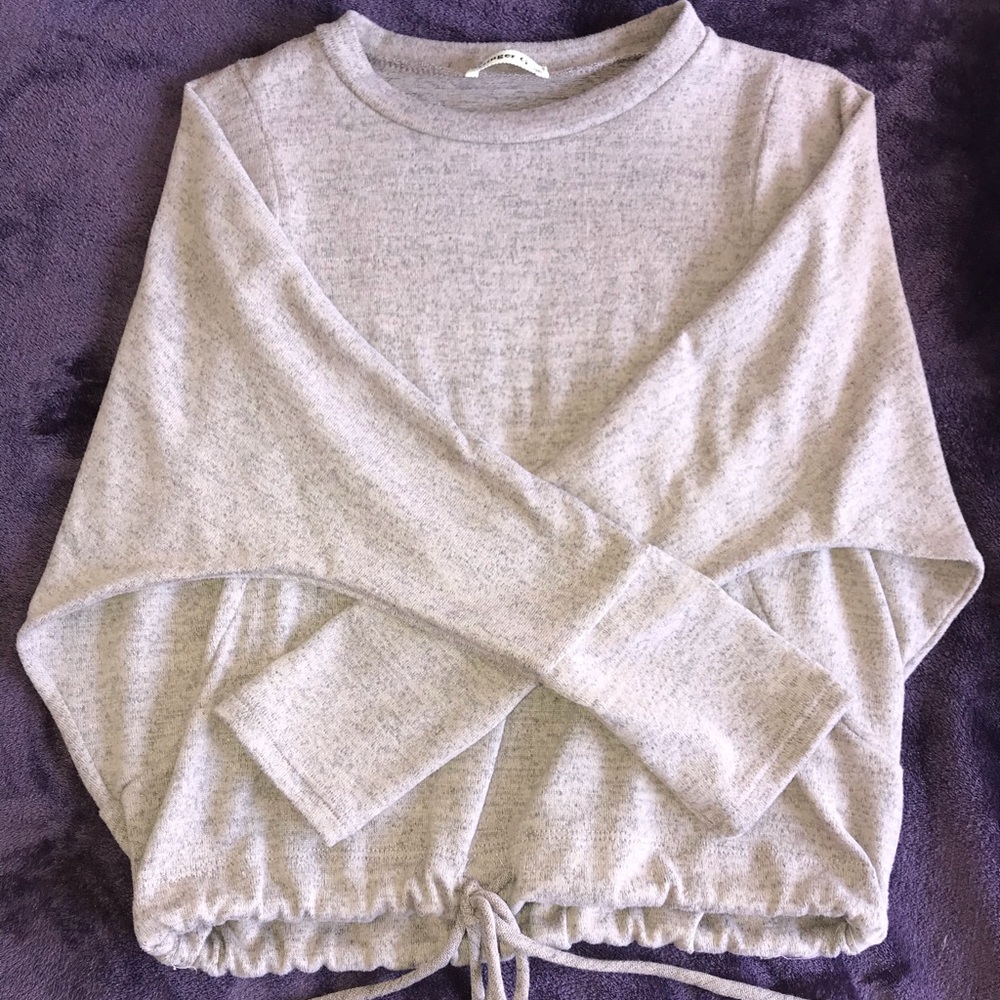 NWOT Long sleeve crop top